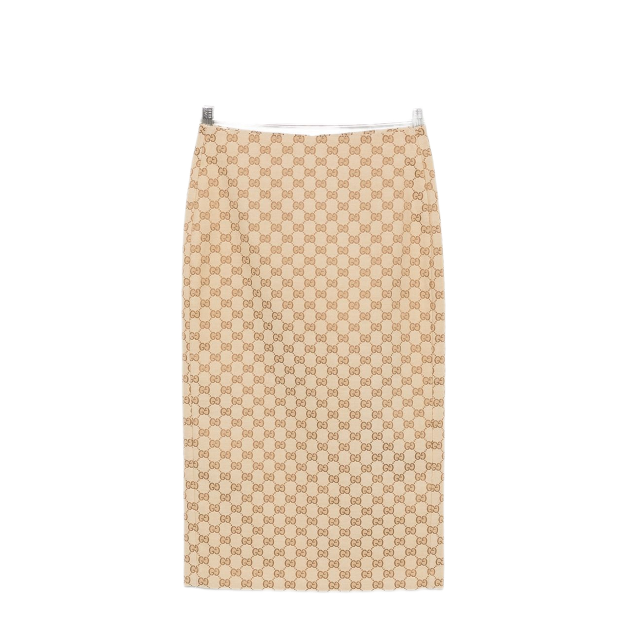 MAYFEYR - Gucci - Beige Gg Cotton Midi Skirt - 871391ZAVMM2902