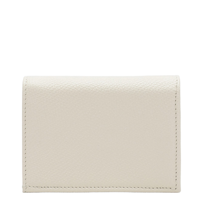 VLogo Signature Ivory Leather Wallet