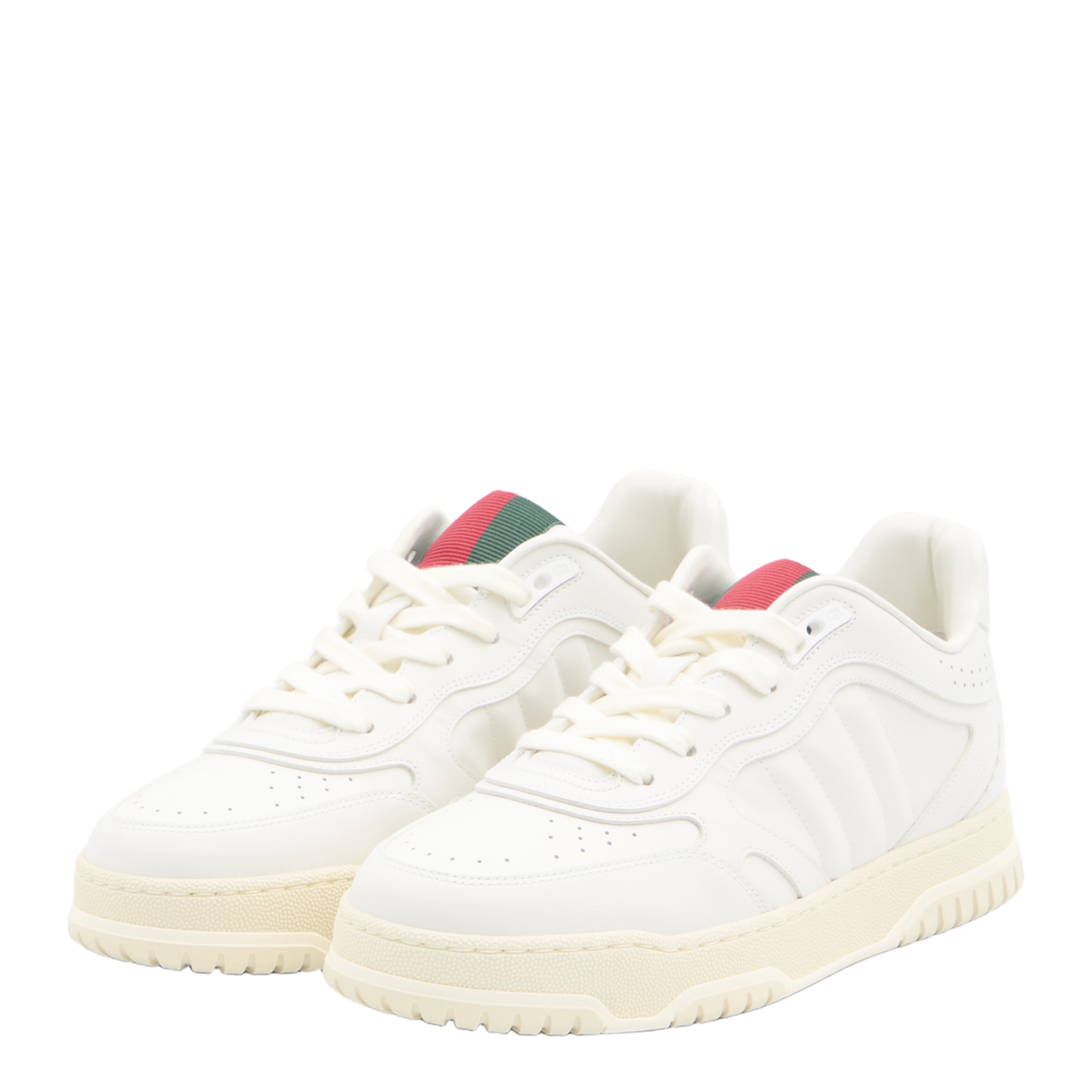 Re-Web Trainer in White Leather