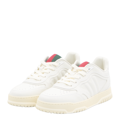 Re-Web Trainer in White Leather