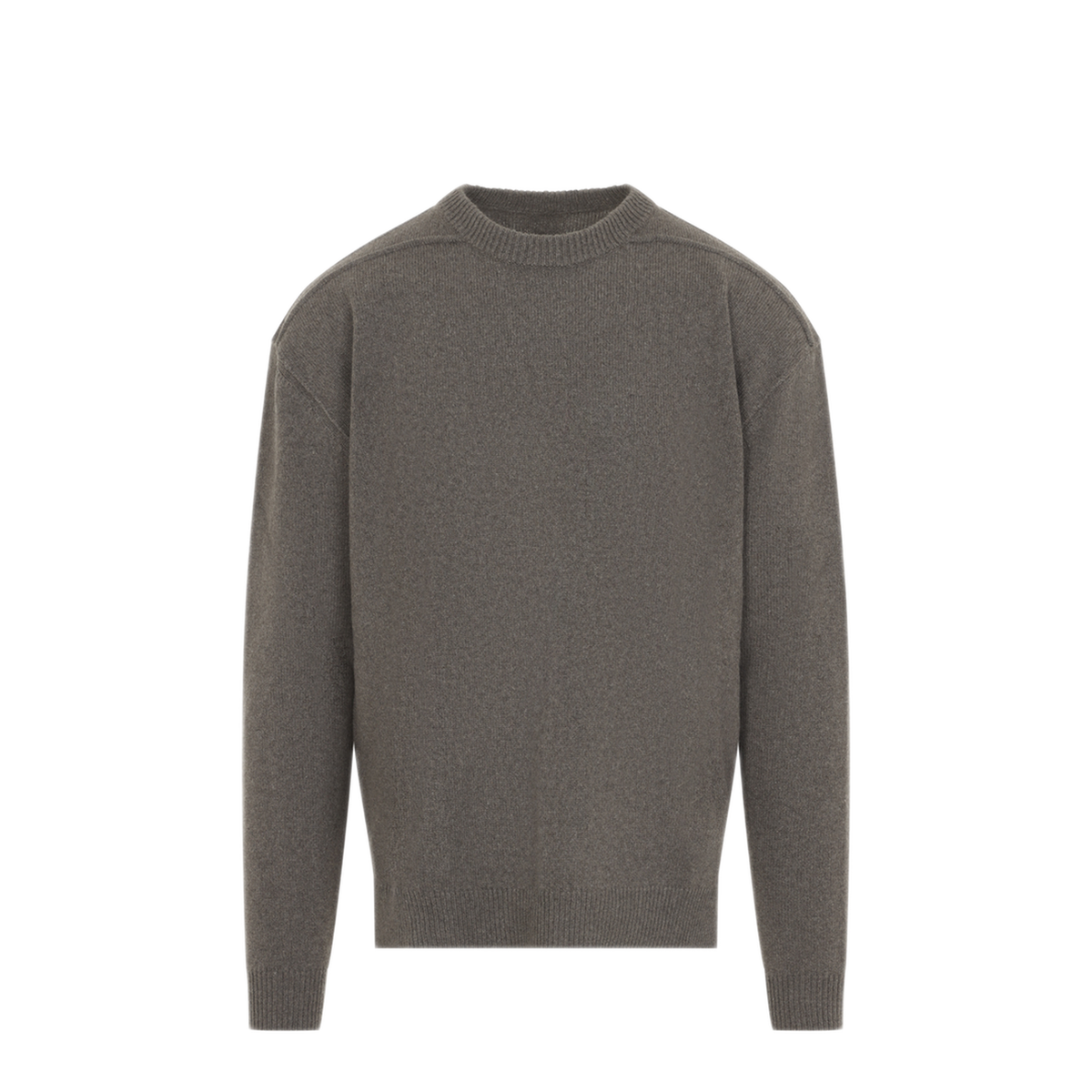 MAYFEYR - Rick Owens - Round Neck Boiled Recycled Cashmere Knit - RU02F4684WSBR34
