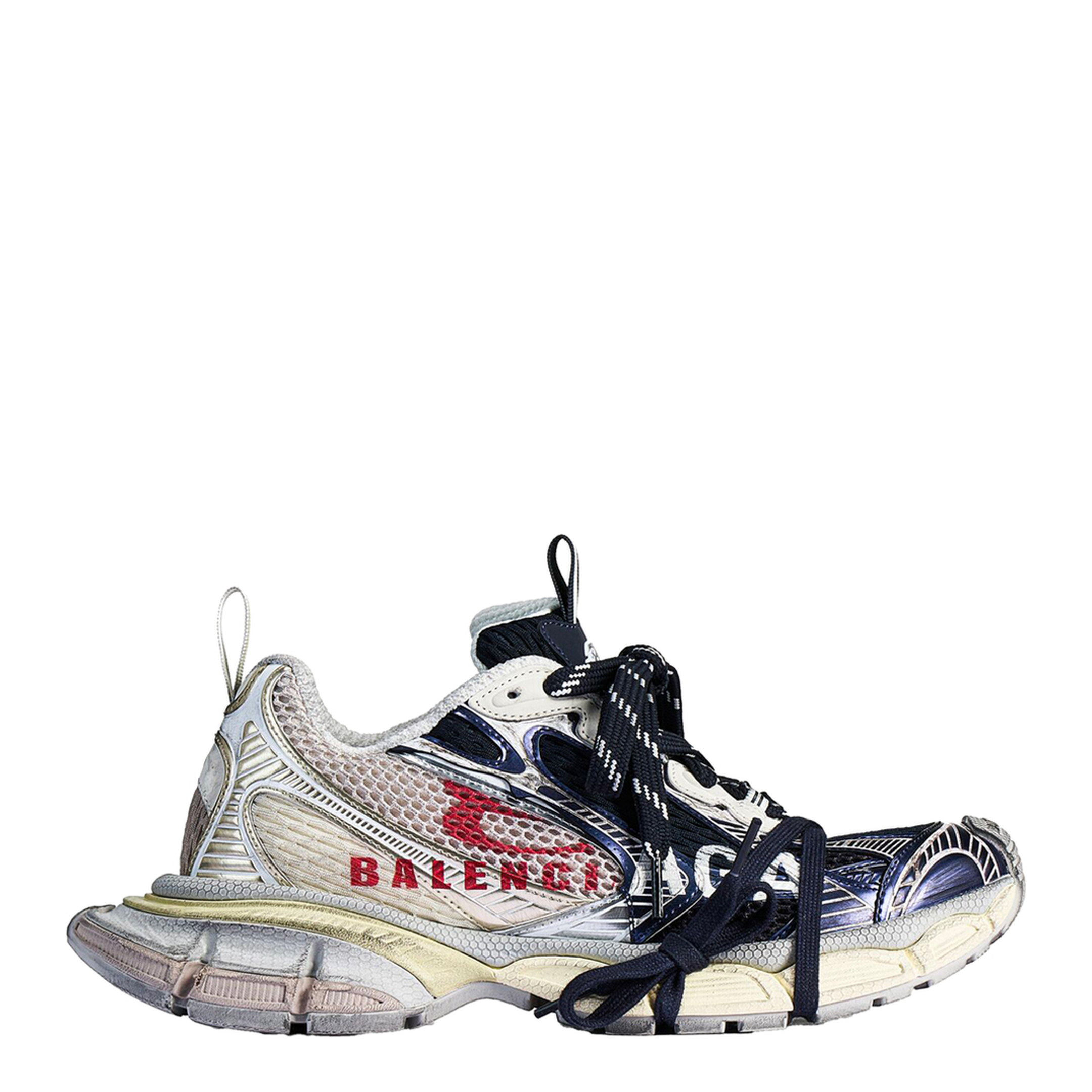 MAYFEYR - Balenciaga - 3Xl Split Worn-Out Effect Sneakers - 840090W3XSG