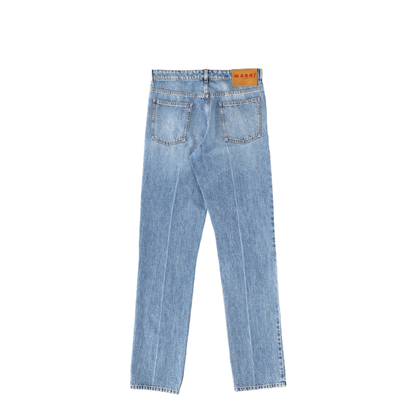 Cotton Denim Pants