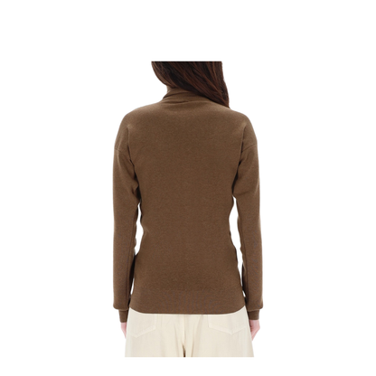 Wool High Collar Cardigan