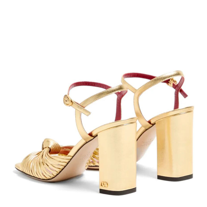 MAYFEYR - Valentino - Annet 90 Laminated Nappa Leather Sandals - WS0PJ6FLQ