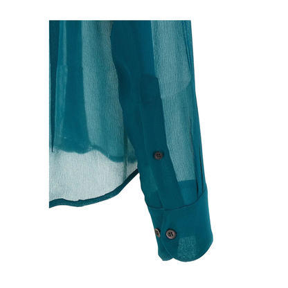 MAYFEYR - Dries Van Noten - Embellished Shirt In Sheer Viscose - 0107623376508