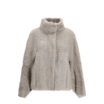 MAYFEYR - Brunello Cucinelli - High Neck Shearling Jacket - MPMBP3097
