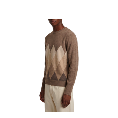 MAYFEYR - BALLANTYNE - Cashmere Crewneck Diamond Sweater - B2P00012KA894545