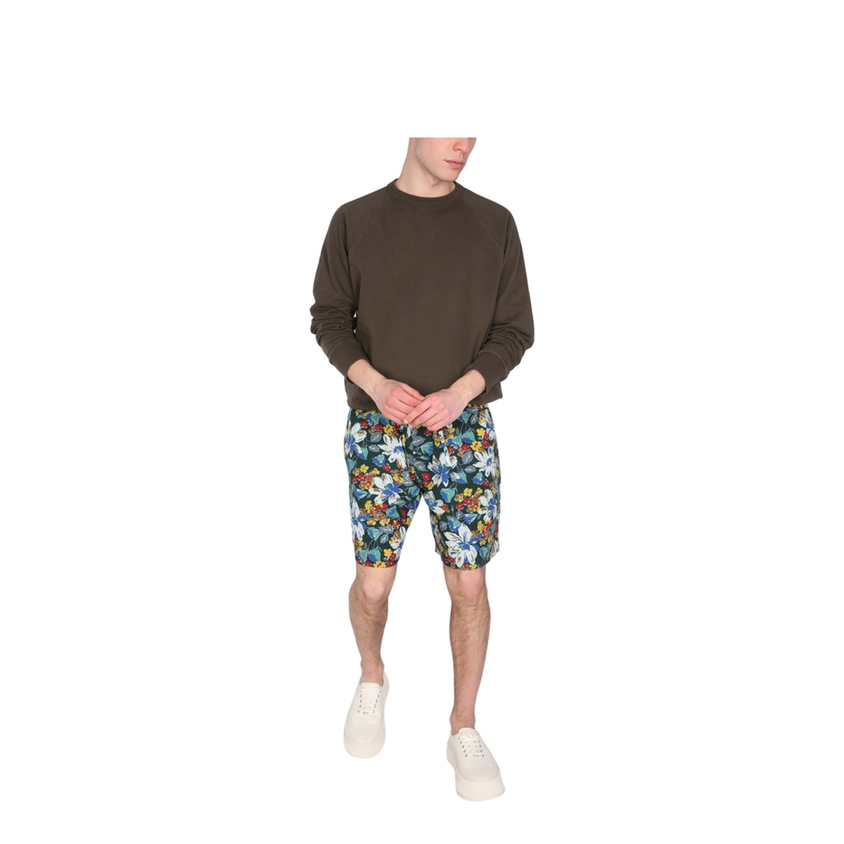 MAYFEYR - YMC - Bermuda With Floral Print - P9QAGY103MULTI