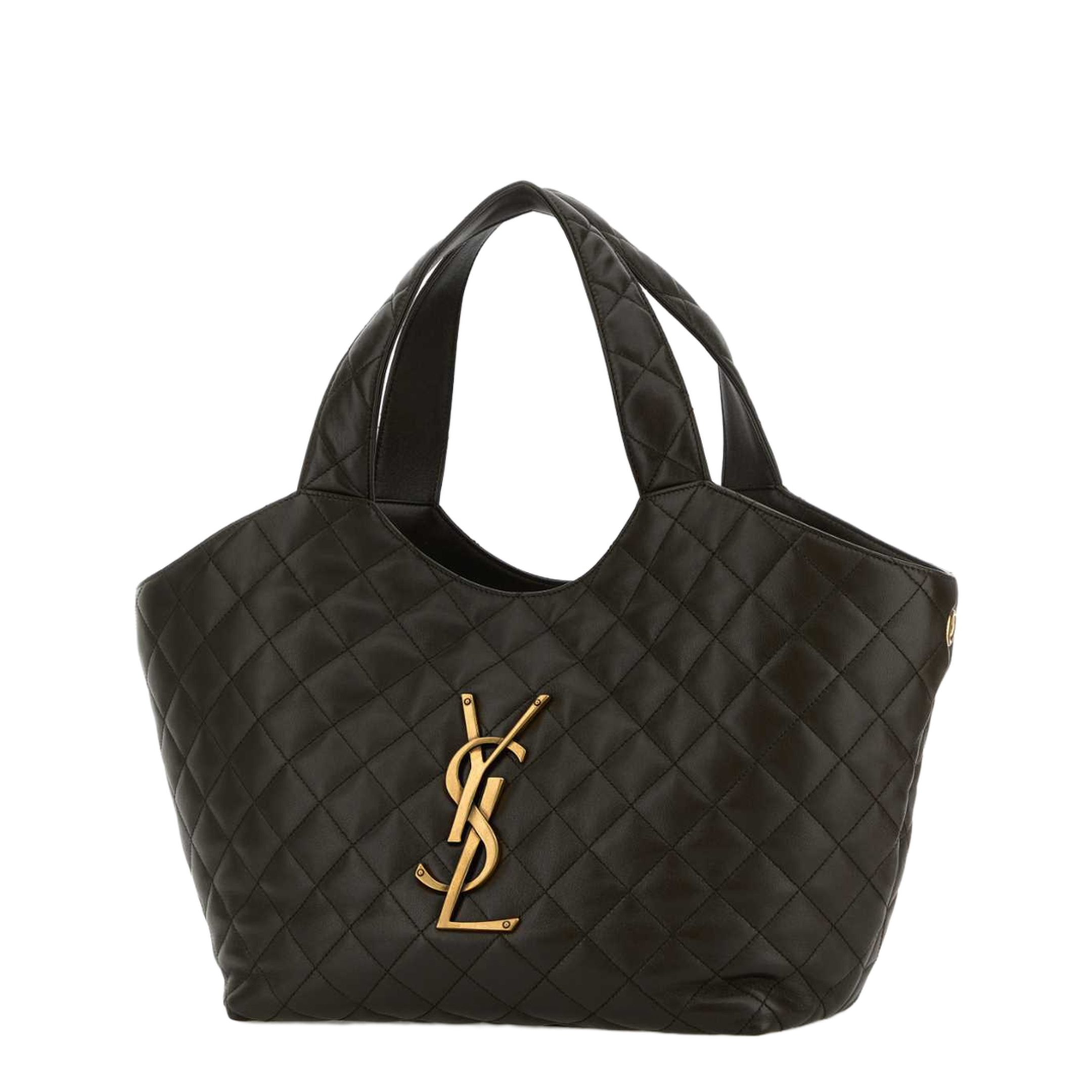 MAYFEYR - Saint Laurent - Charcoal Nappa Medium Icare Shopping Bag - 871494AAANG3212