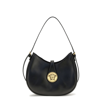 MAYFEYR - Versace - Small Emblème Hobo Lambskin Shoulder Bag - 10261991A17449