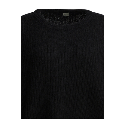 MAYFEYR - Toteme - Mohair Blend Sweater - 261-WRT0652-YA0161-001BLACK