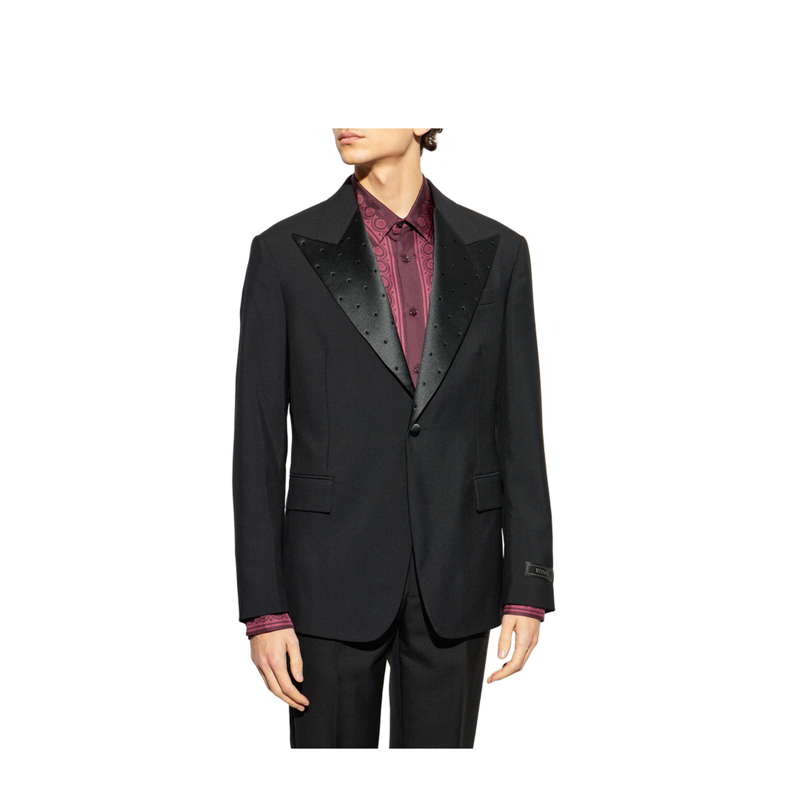Blazer with Shimmering Appliqués