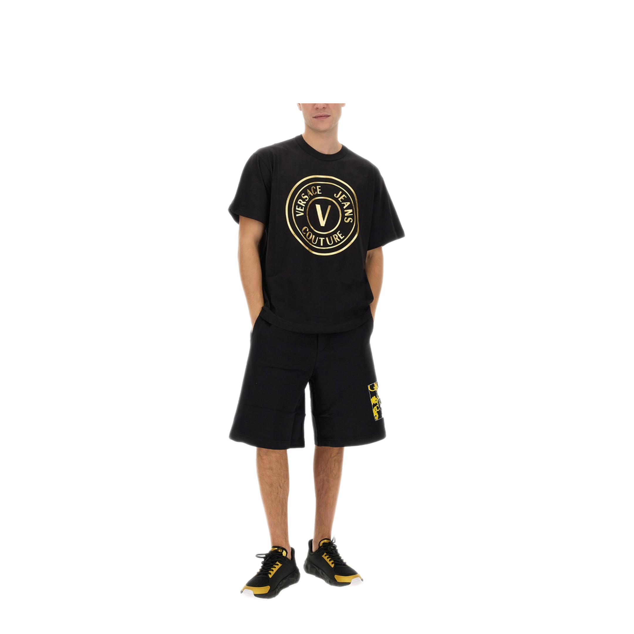 MAYFEYR - VERSACE JEANS COUTURE - Bermuda With Logo - 75GADE01CF02E899