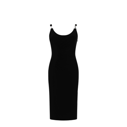 Draped Dress Black