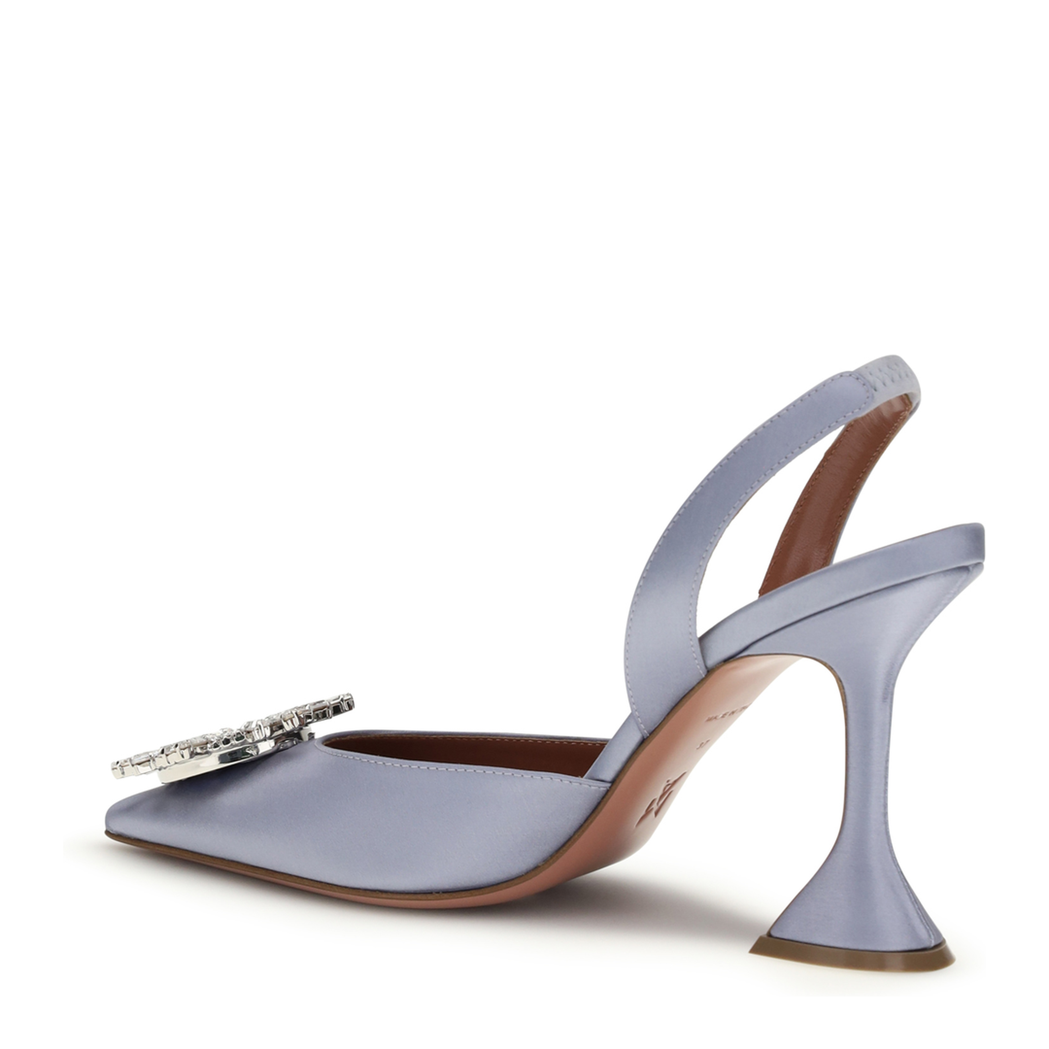 MAYFEYR - Amina Muaddi - Begum Slingback Pumps - 16S365884BEGLILACGREY