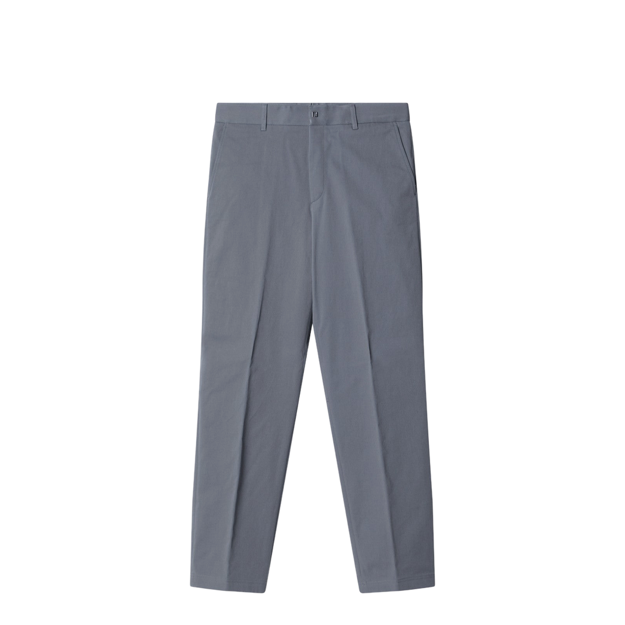 Grey Gabardine Trousers