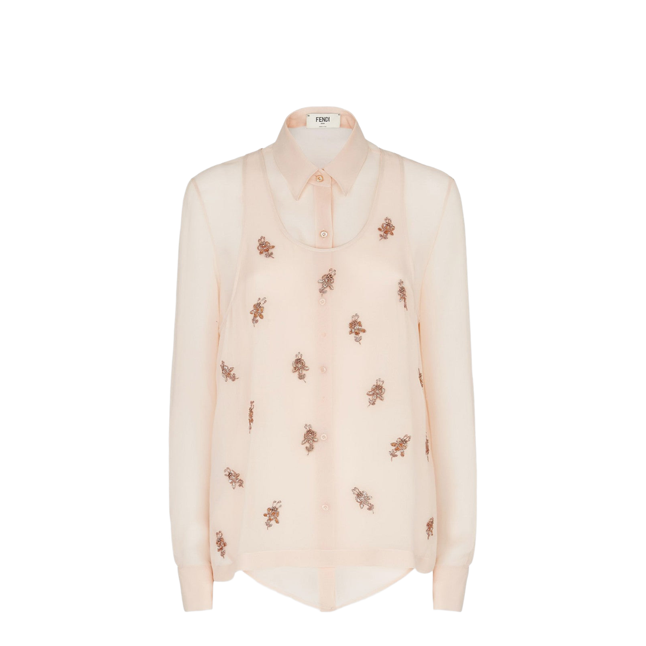 Embroidered Georgette Top