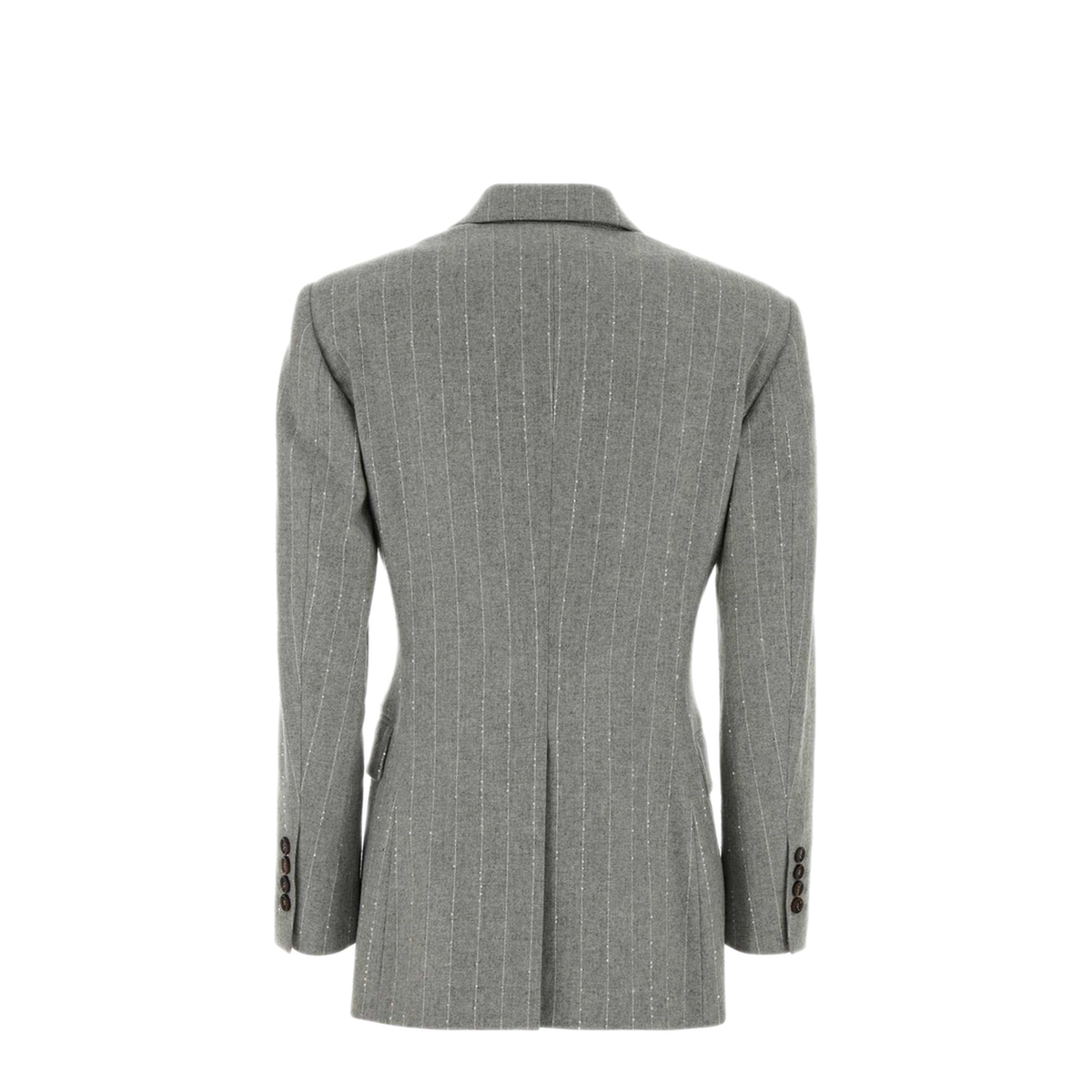 MAYFEYR - Brunello Cucinelli - Embroidered Stretch Wool Blend Blazer - MG5767306C300