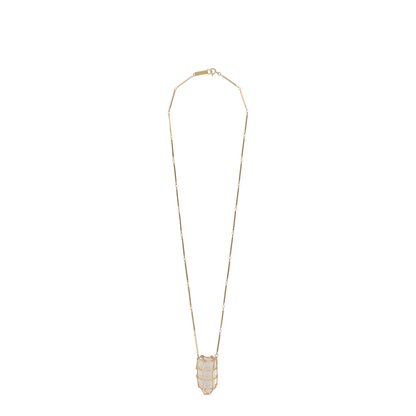 MAYFEYR - Isabel Marant - Rock Crystal Pendant Necklace - SA0021FAD2B03B00TR