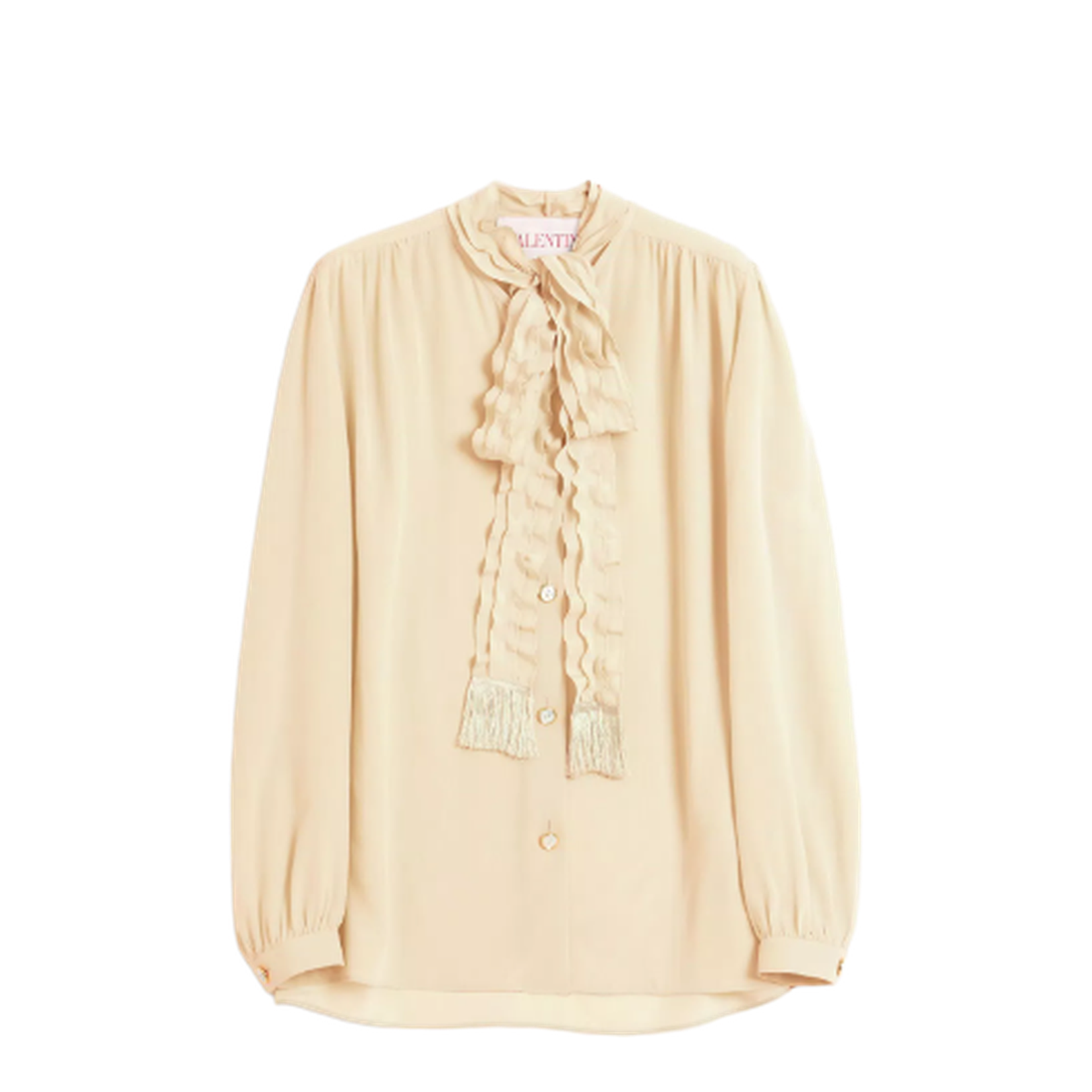 Crepe De Chine Shirt in Ivory
