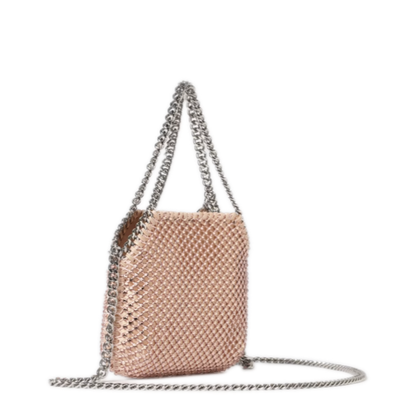 MAYFEYR - Stella Mccartney - Falabella Mini Shoulder Bag Eco Crystal & Mesh - 700109WP06615558