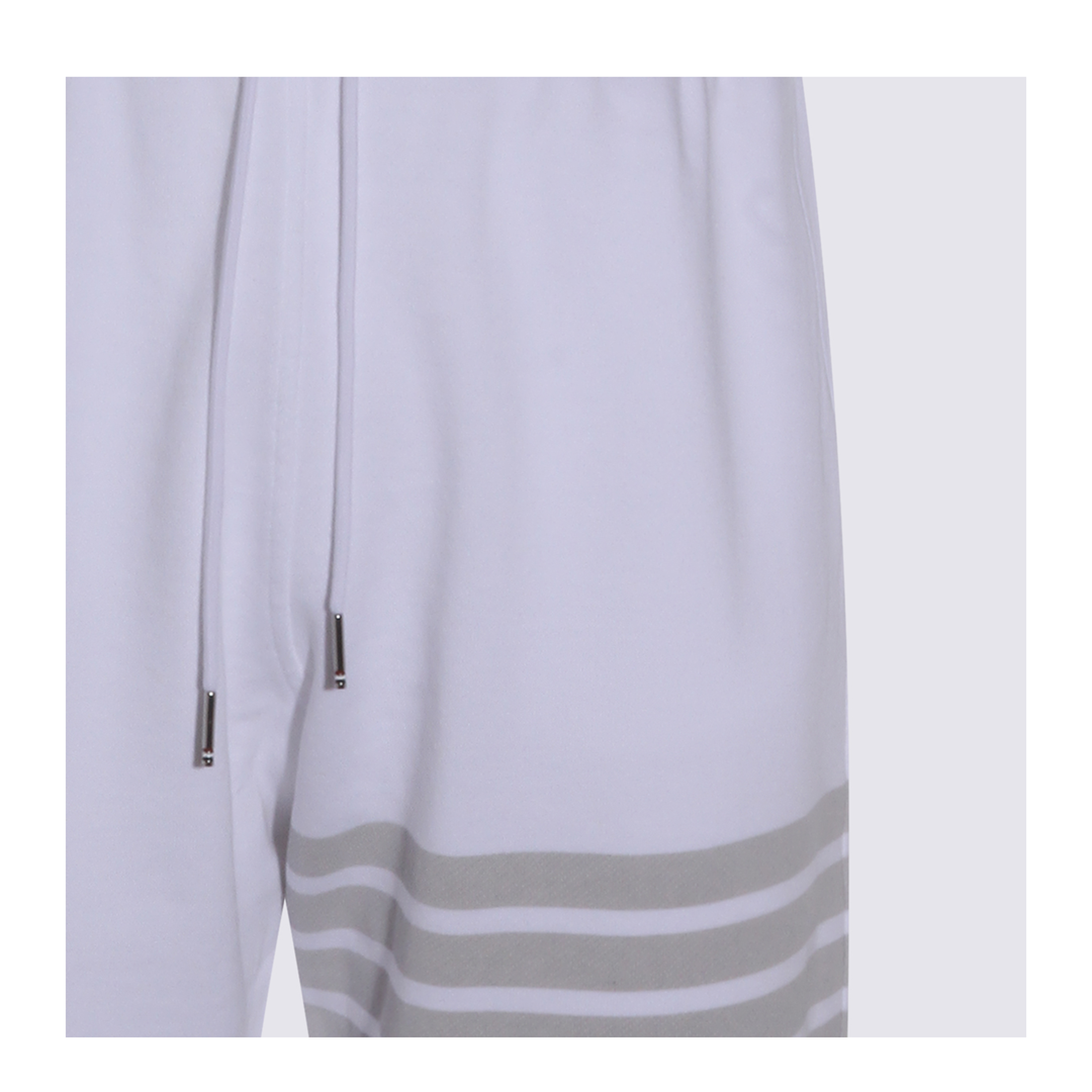 Sweatpants With Overdyed 4 Bar In Solid Loopback