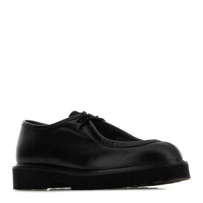 MAYFEYR - Max Mara - Black Leather Track Lace Up Shoes - 2524526072600002