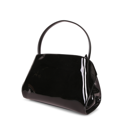 MAYFEYR - Ferragamo - Glossy Patent Leather. Metallic Closure. Top Handle And Adjustable Strap. - 793350219816039