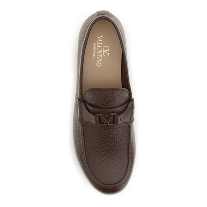 MAYFEYR - Valentino - Vlogo Signature Loafers In Deer Leather - 9Y2S0O03AKLBZV