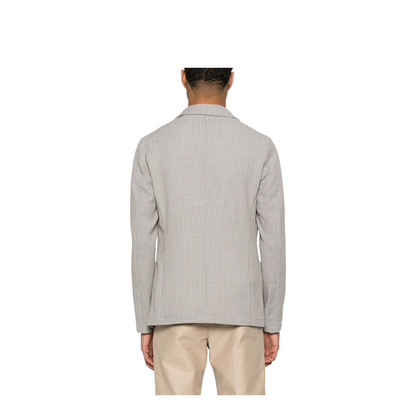 Wool Single-Breasted Blazer Jacket