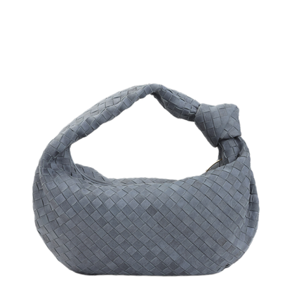 MAYFEYR - Bottega Veneta - Jodie Intrecciato 15 Cloudy Suede Handbag - 600261V6FQ0