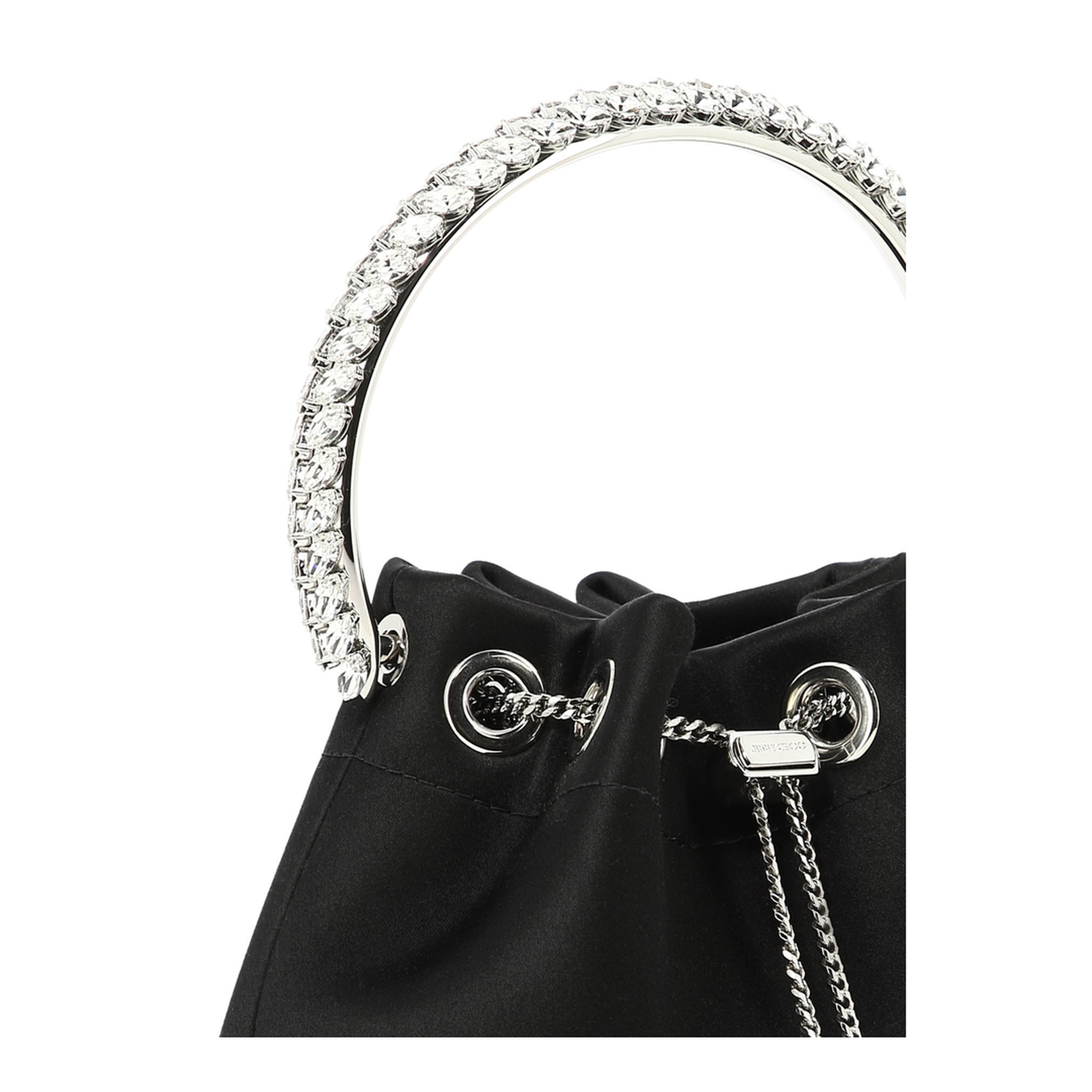 MAYFEYR - Jimmy Choo - Bon Bon Mini Handbag - BONBONVKMBLACKCRYSTAL