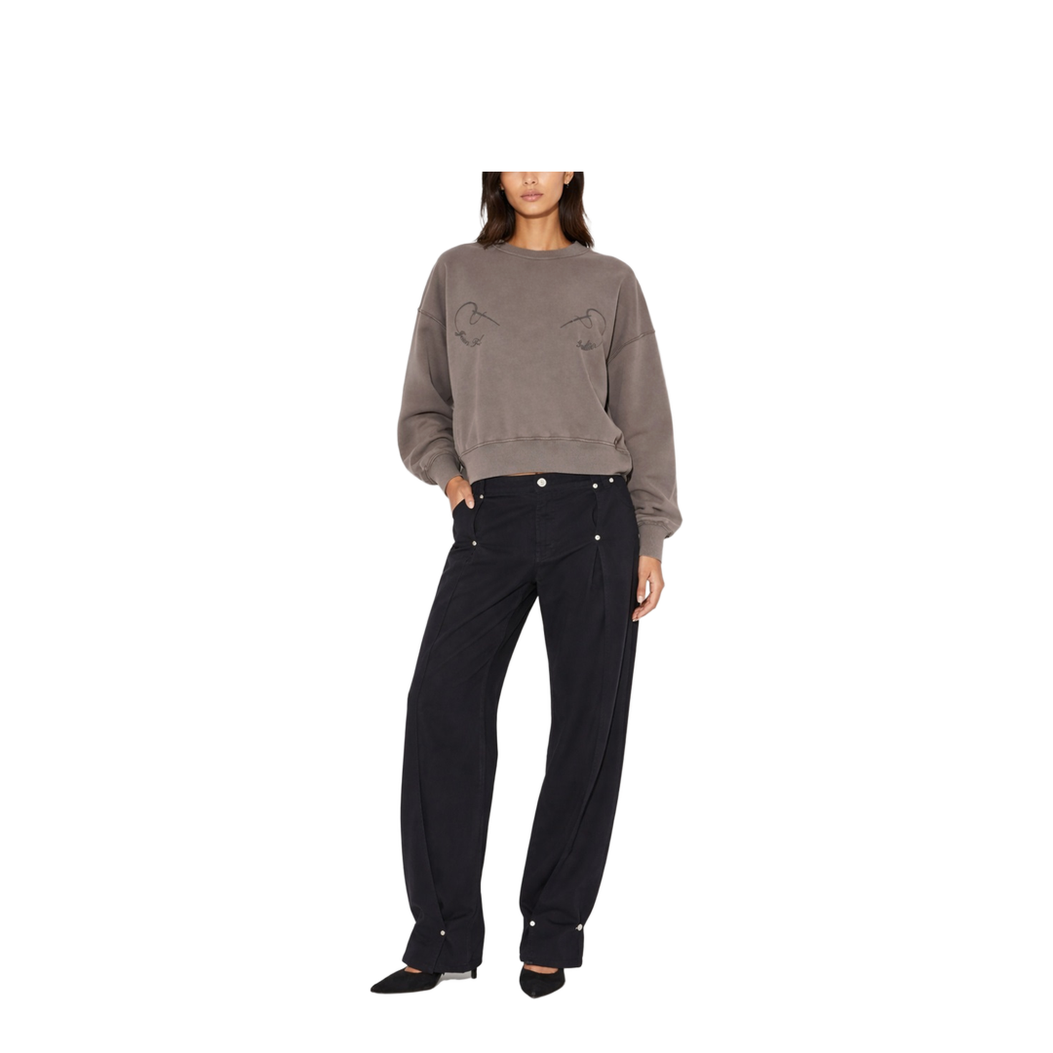 Sweatshirt with Embroidery
