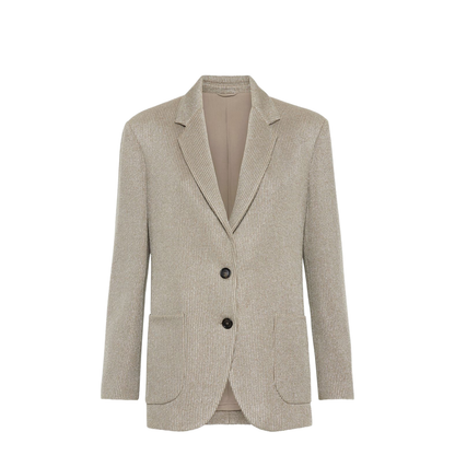 Cotton Single-Breasted Jacket