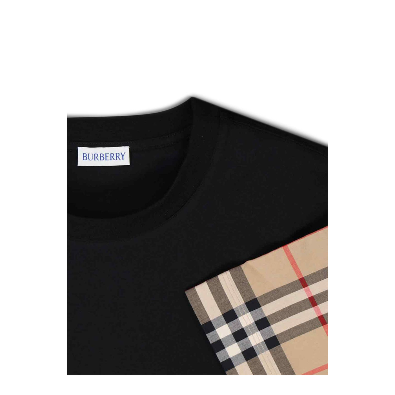 Check Cotton T-Shirt