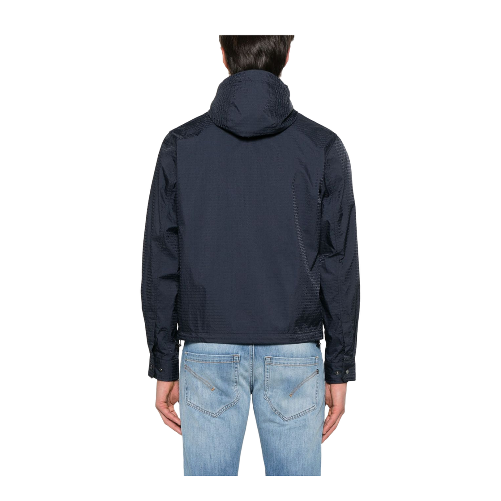 Midnight Blue Press-Stud Jacket