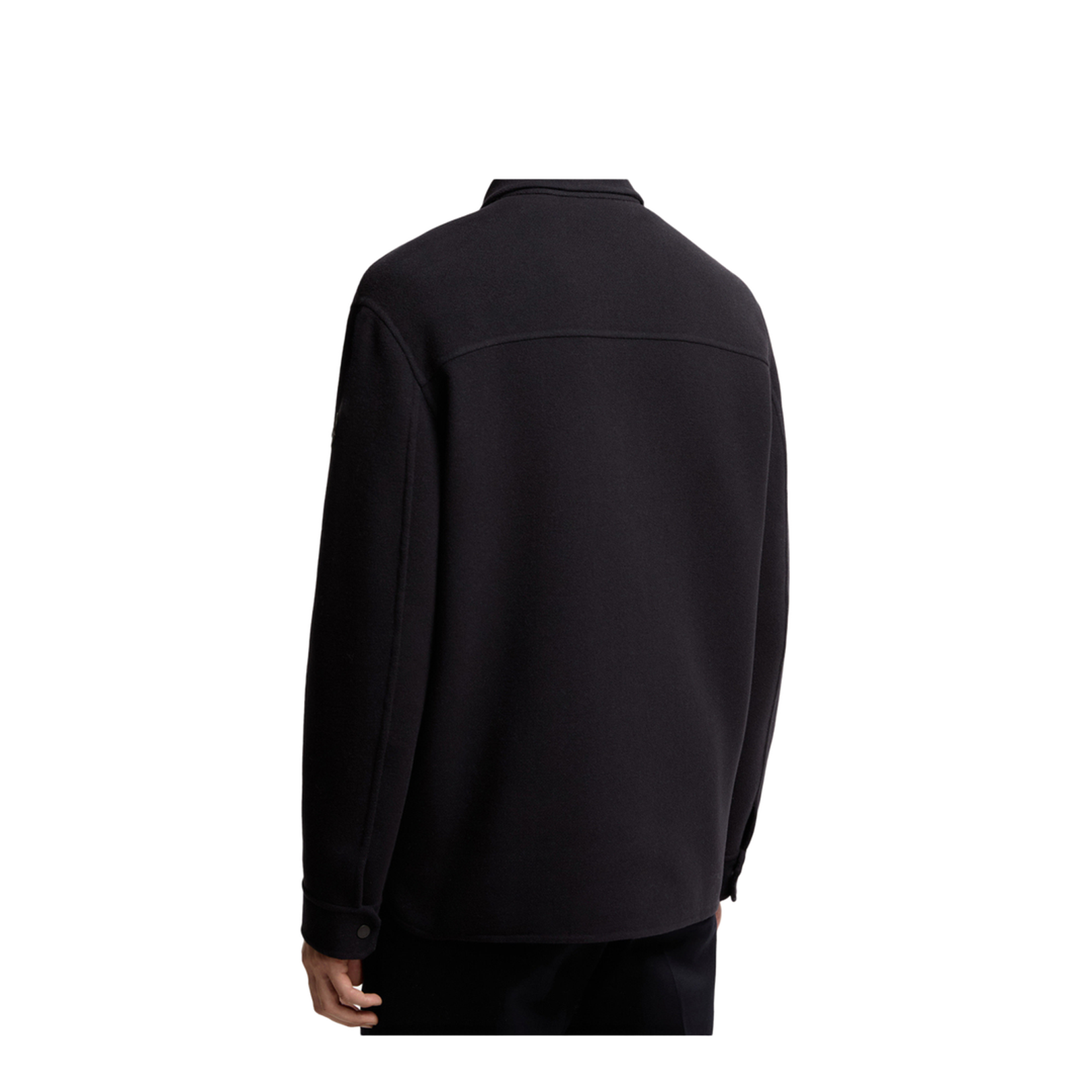 Navy Blue Tagnit Reversible Wool Shirt Jacket