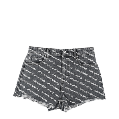 MAYFEYR - Alexander Wang - Shorts With All Over Logo - 4DC1214896060