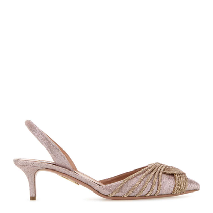 MAYFEYR - Aquazzura - Gatsby Sling 50 - GASMIDL3MWILIGHTBLUSH