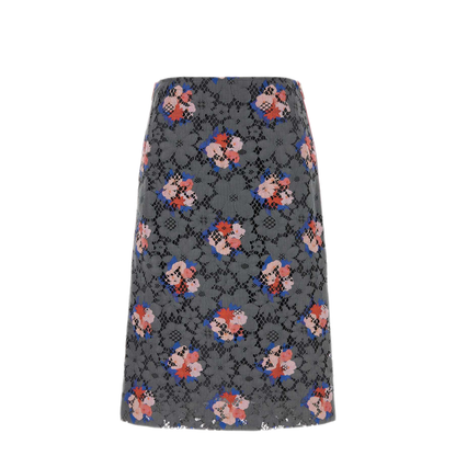 MAYFEYR - Fendi - Printed Lace Skirt - FQ7722AW9EF1W0R