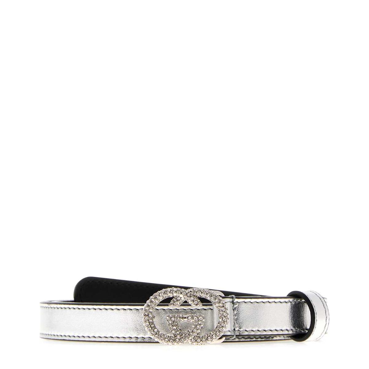 MAYFEYR - Gucci - Silver Nappa Leather Belt - 8531261LDHZ8162