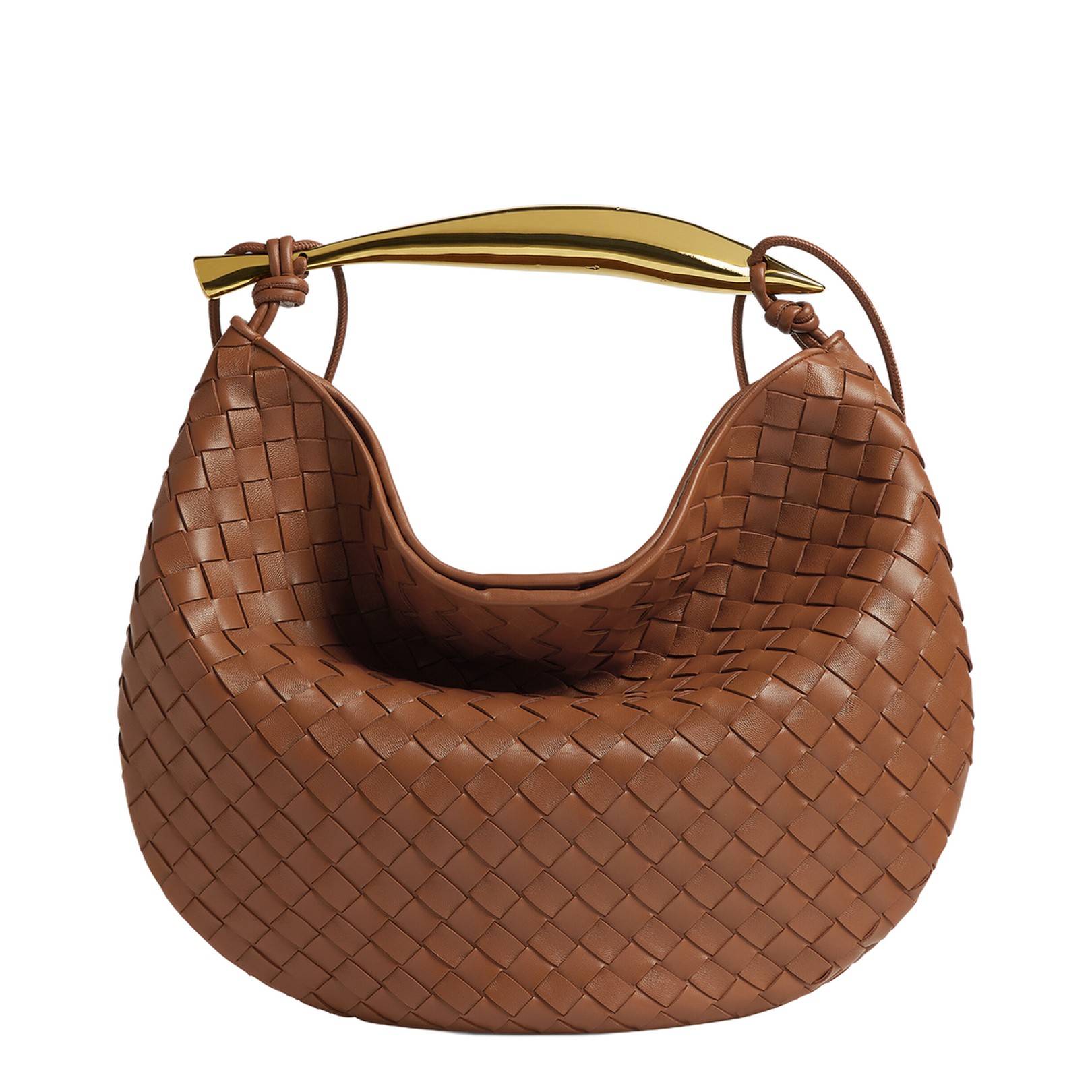 Medium Intrecciato Leather Shoulder Bag