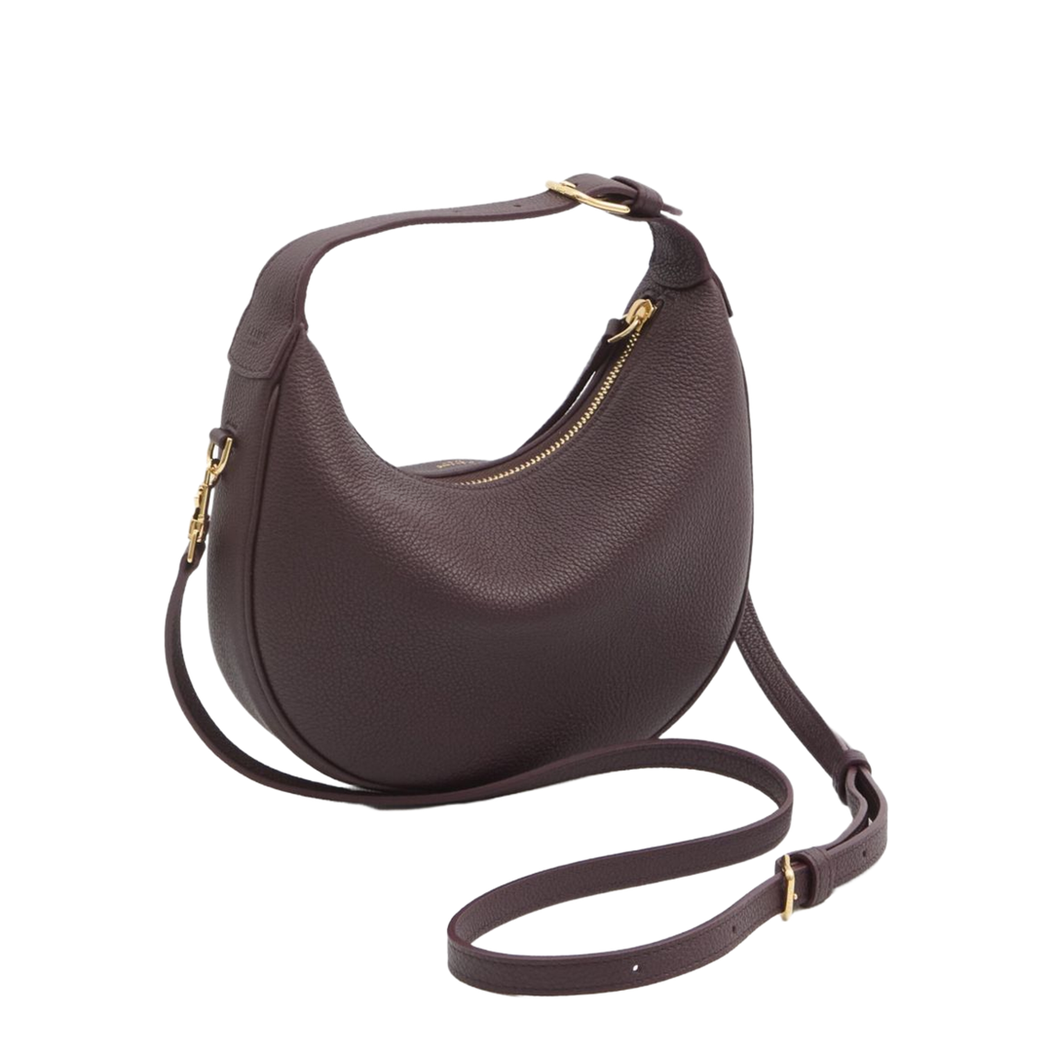 Lulu Teen Bag in Grained Bordeaux Calfskin Leather