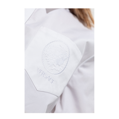Short Sleeve Logo Embroidered Shirt
