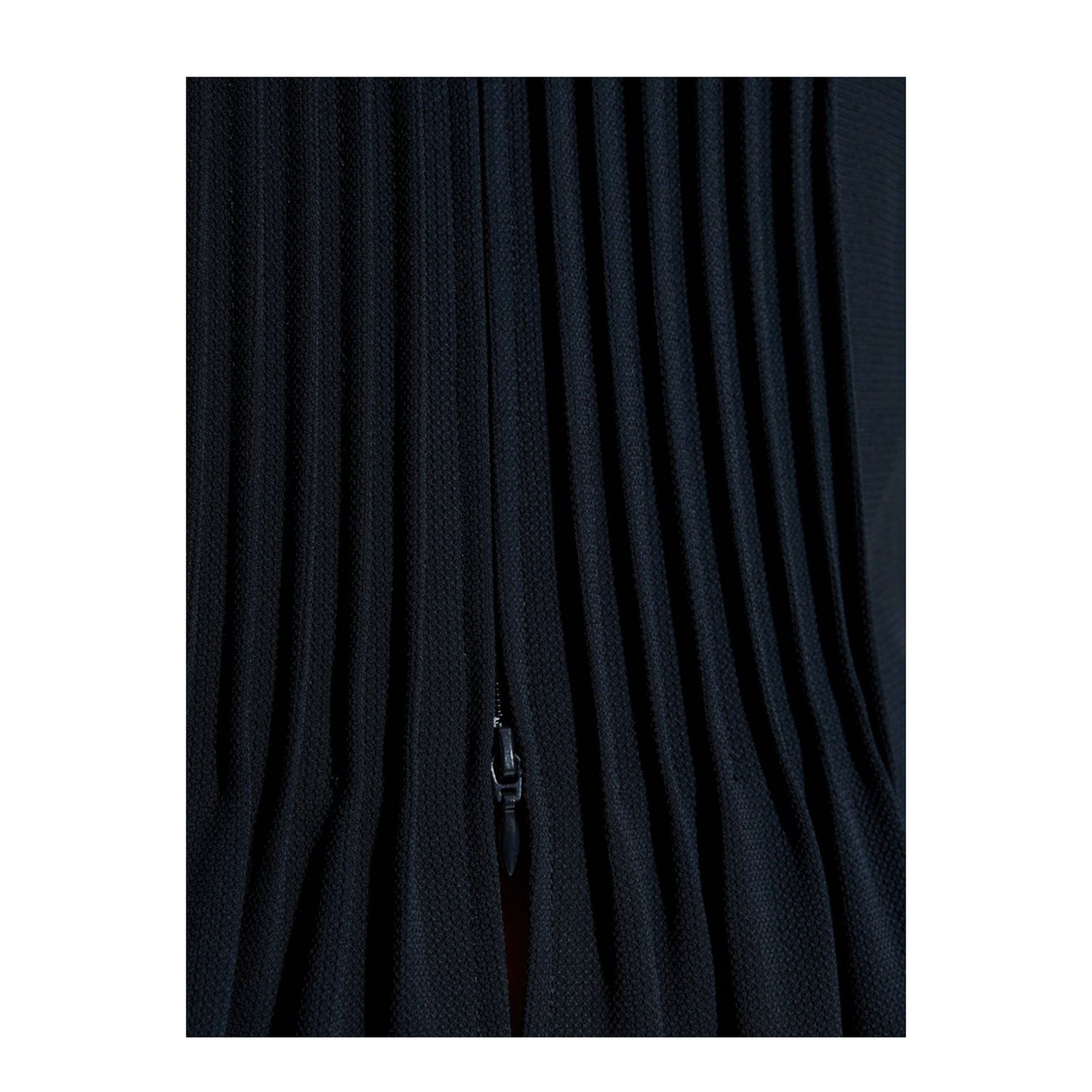 Jacket in Pleated Fluid Armure Fabric