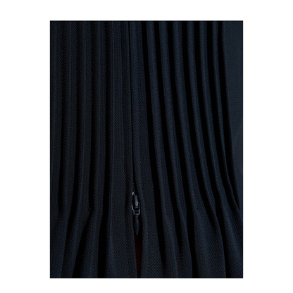 Jacket in Pleated Fluid Armure Fabric