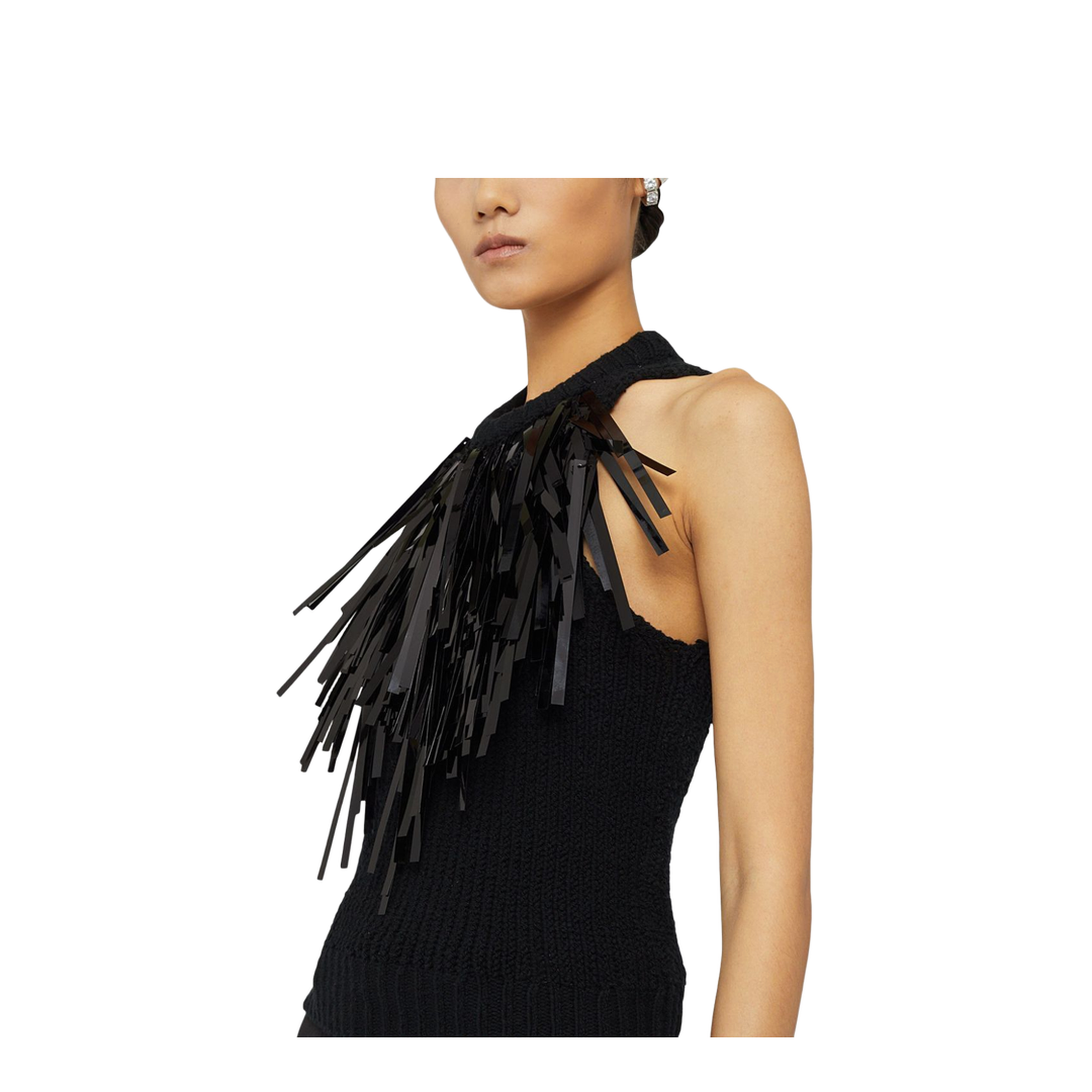 Cotton Top Sequined Fringes
