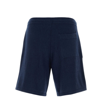 MAYFEYR - Dolce & Gabbana - Navy Blue Cotton Blend Bermuda Shorts - GXU31ZJGMGXB3895