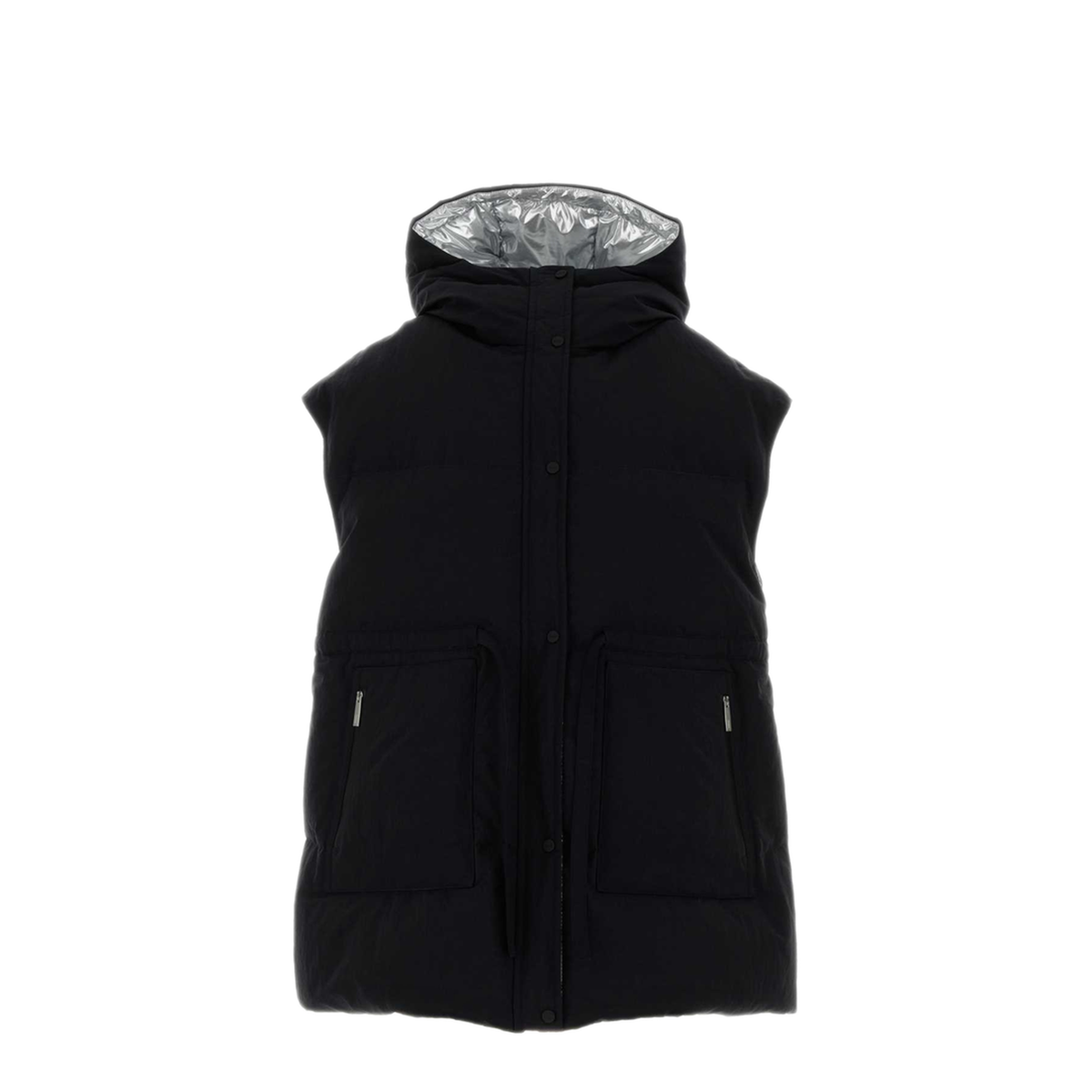 Crinkle Metallic Vest